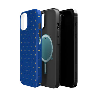 Cobalt Starbursts | Tough MagSafe Case