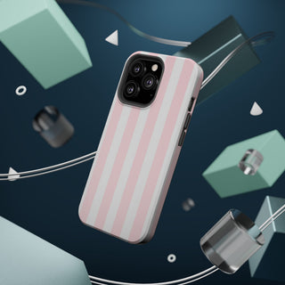 Pink Pinstripe | Tough MagSafe Case