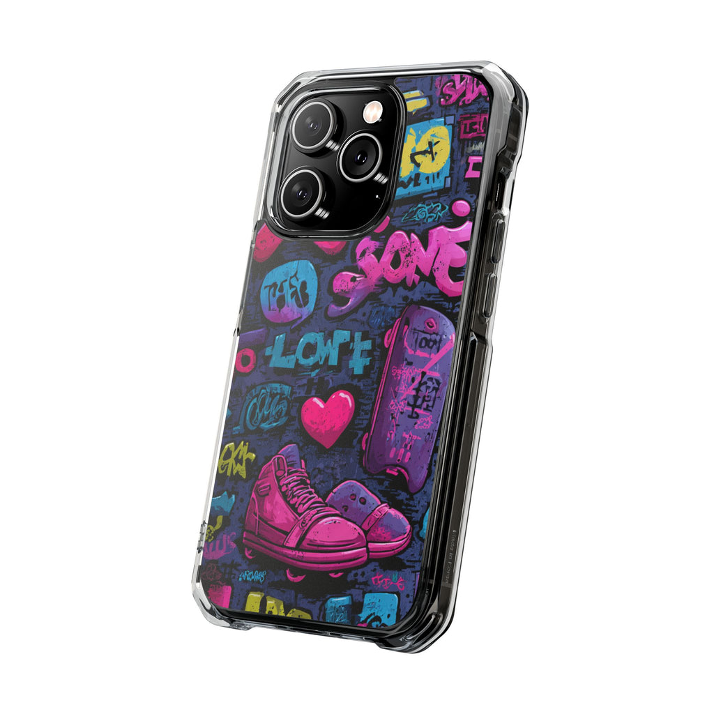 Neon Street Art | Clear MagSafe Case