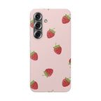 Blush Strawberry | Galaxy Clear Case