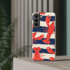 Lobster Stripe | Clear Case