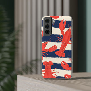 Lobster Stripe | Clear Case
