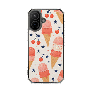 Coral Scoops | Clear MagSafe Case — product image 14