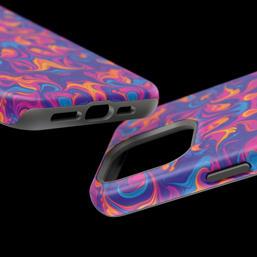 Neon Swirl | Tough MagSafe Case