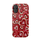 Y2K Swirl Hearts | Biodegradable Case