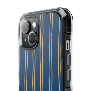 Cobalt Double | Clear MagSafe Case
