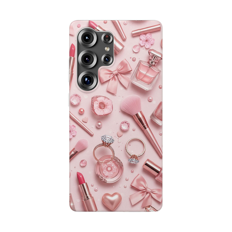 Pink Makeup | Galaxy Clear Case