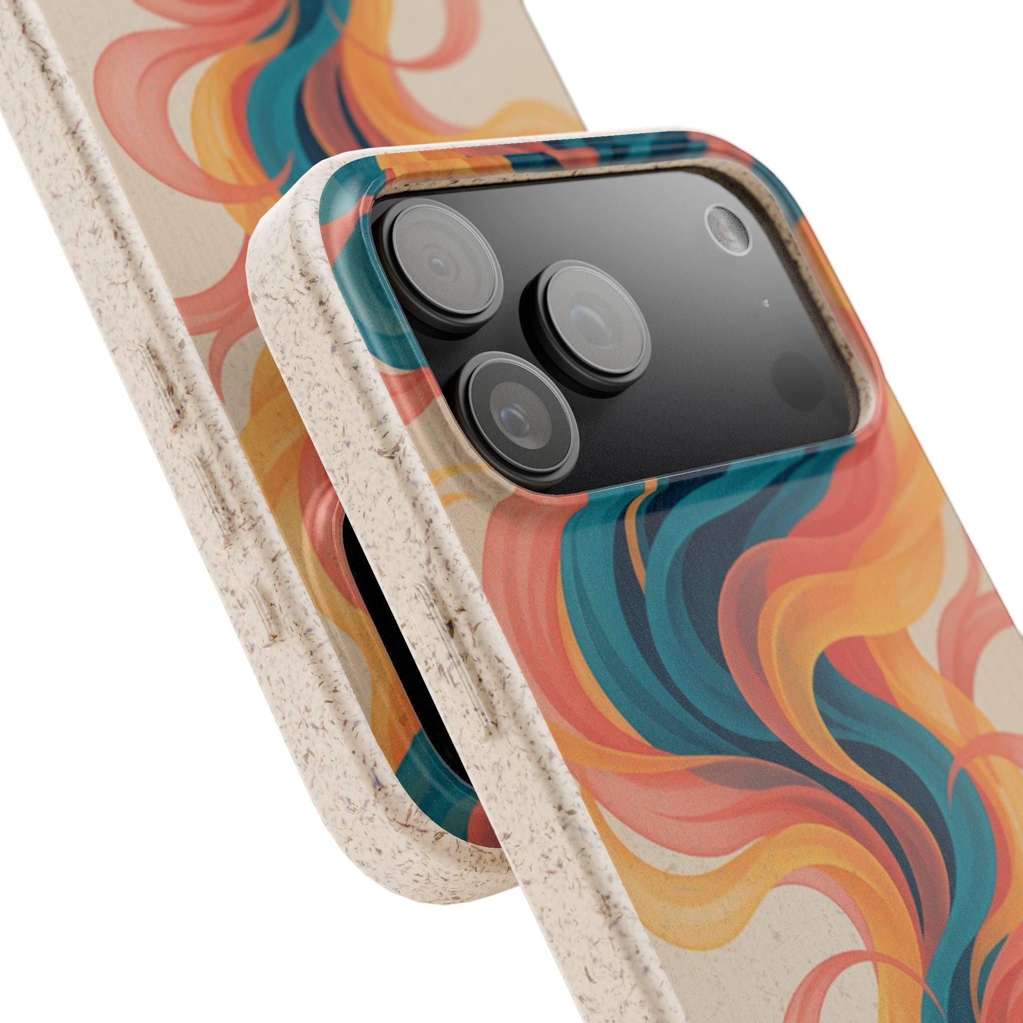 Retro Flame abstract biodegradable case design