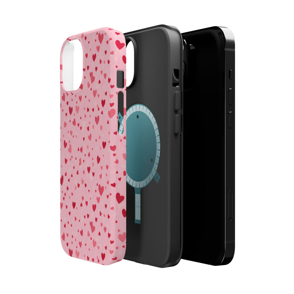 Blush Ditsy Heart | Tough MagSafe Case