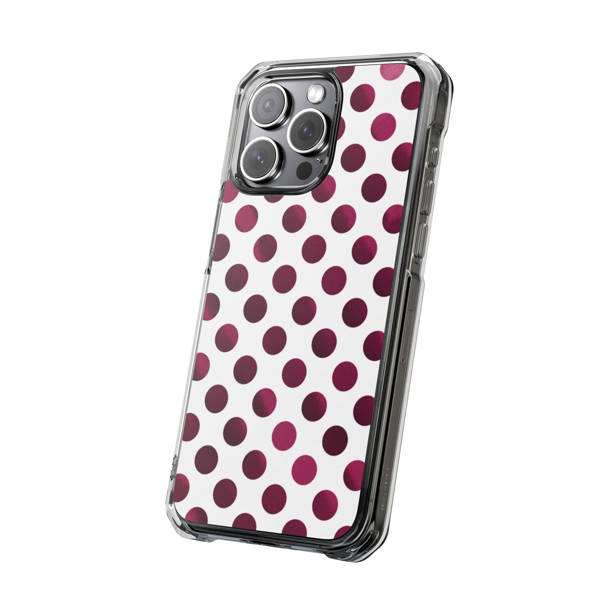 Berry Dots | Clear MagSafe Case