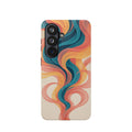 Retro Flame abstract tough magsafe case design
