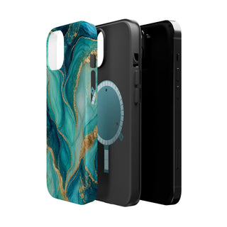 Turquoise Veins | Tough MagSafe Case — product image 44