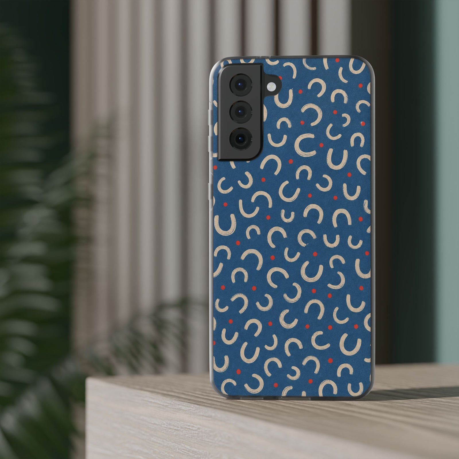 Denim Cream | Clear Case