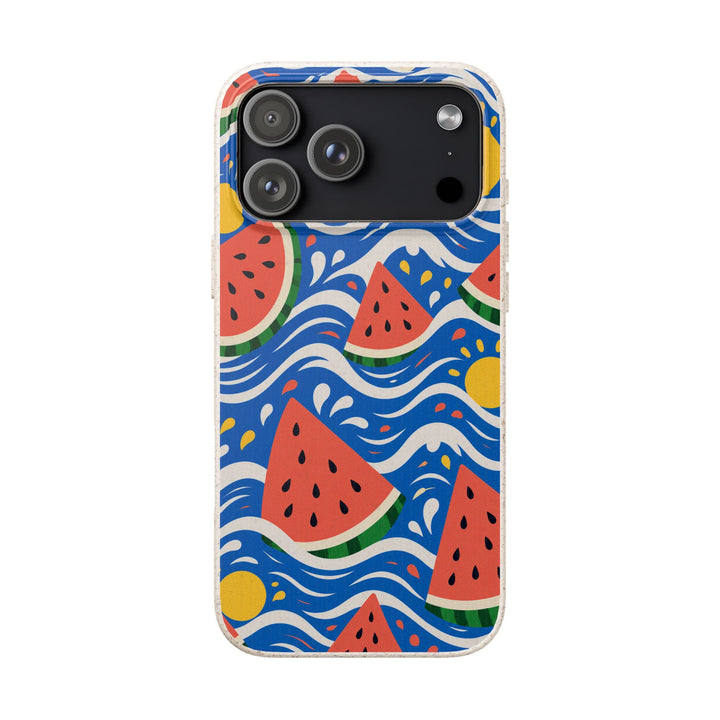 Watermelon Waves phone case design