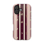 Vintage Pinstripe Bow | Tough MagSafe Case
