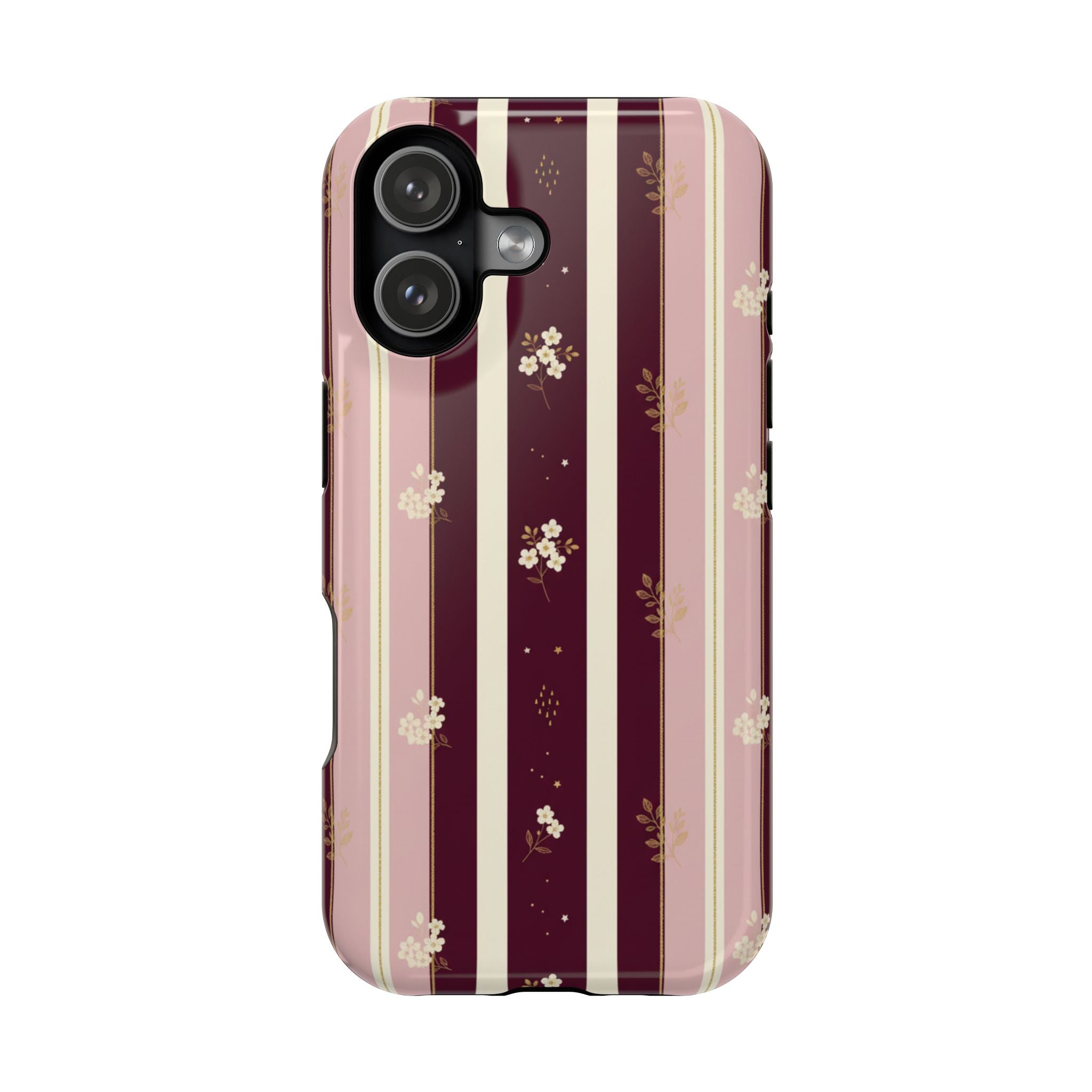 Vintage Pinstripe Bow | Tough MagSafe Case