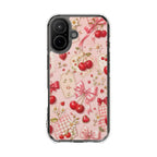 Cherry Ribbon Picnic | Clear MagSafe Case