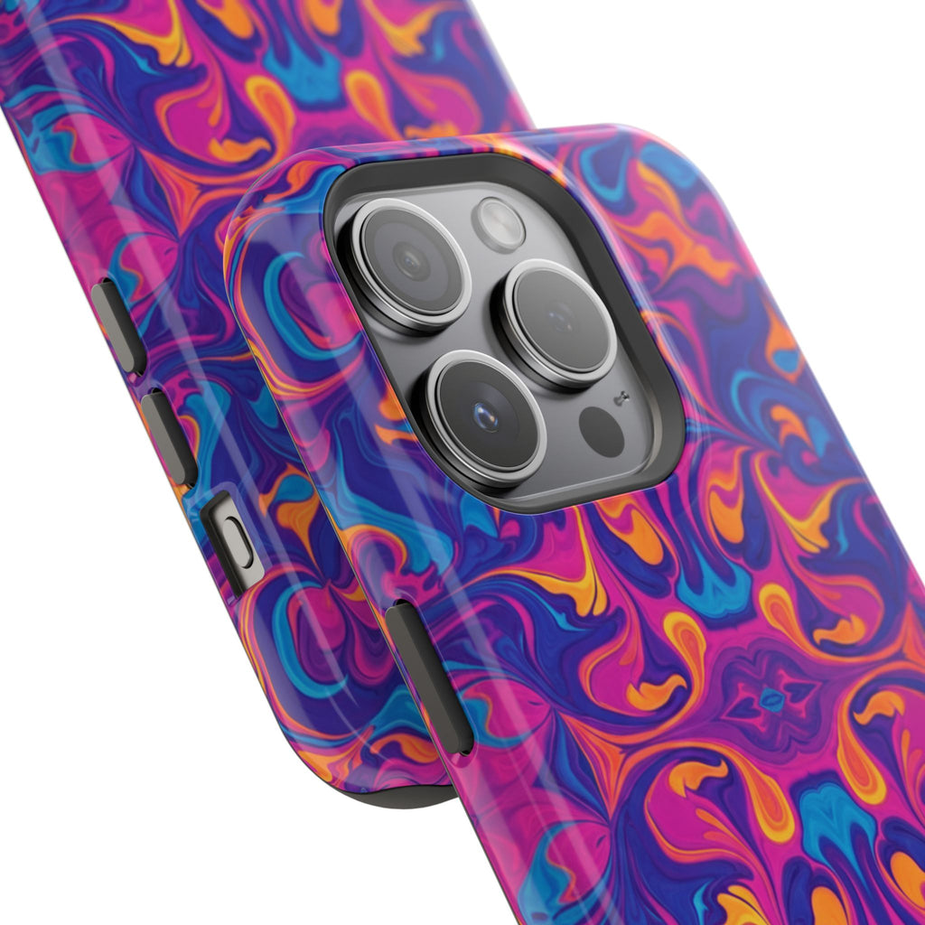Neon Swirl | Tough MagSafe Case