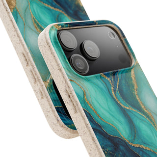 Turquoise Veins | Biodegradable Case — product image 28