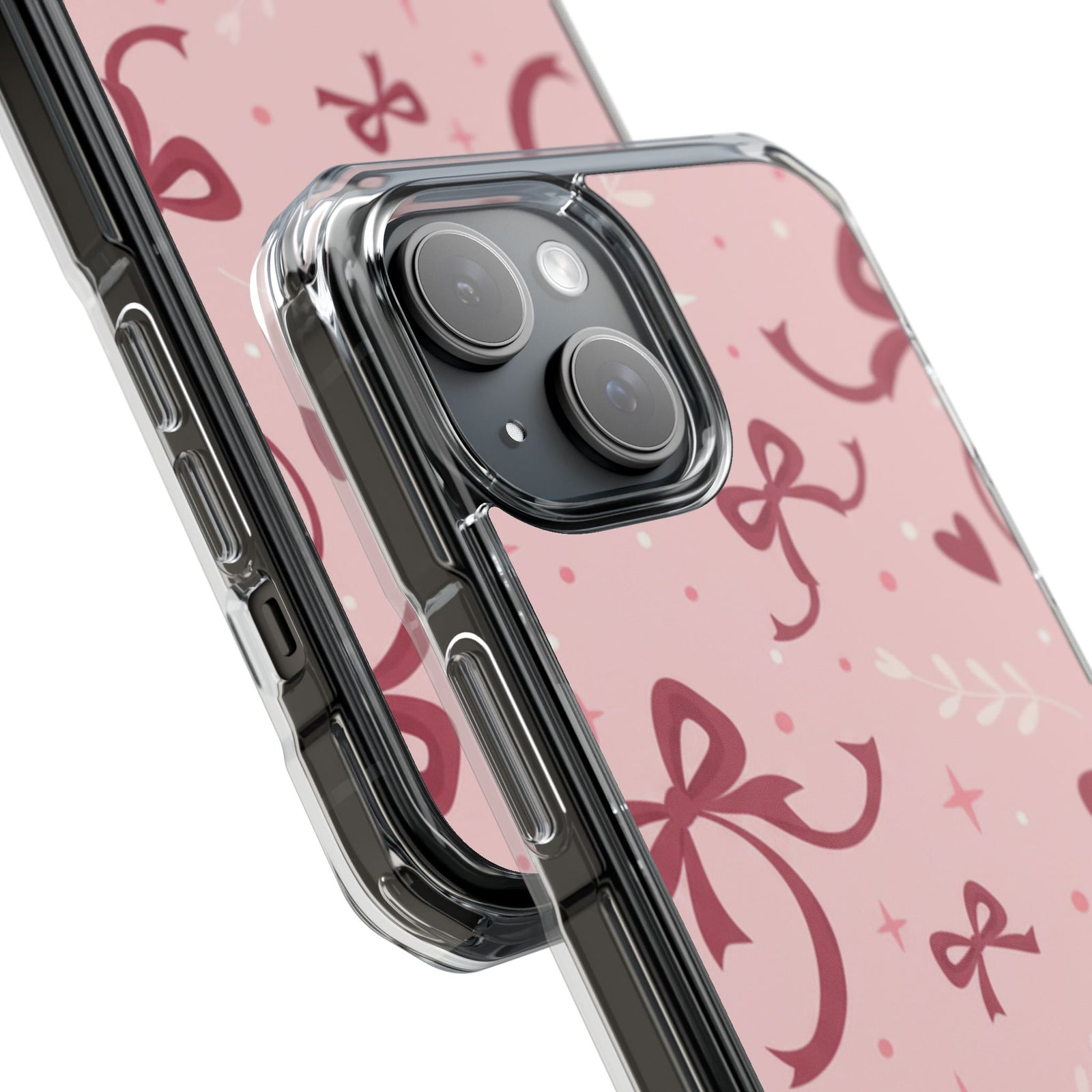 Coral Gleam | Clear MagSafe Case