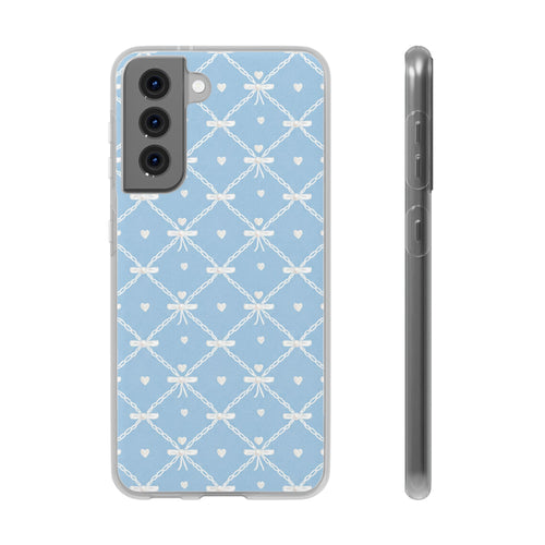Blue Bow | Galaxy Clear Case