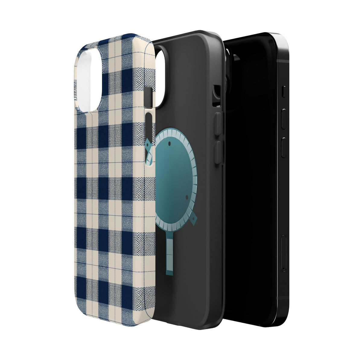 Ink Gingham | Tough MagSafe Case — product image 47