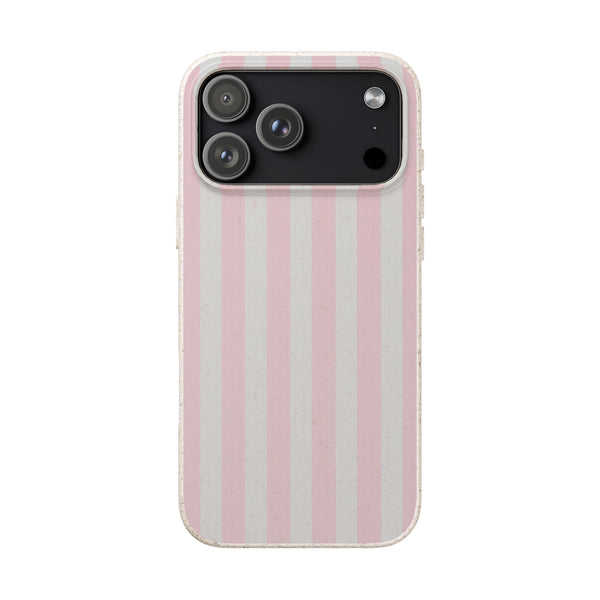 Pink Pinstripe | Biodegradable Case