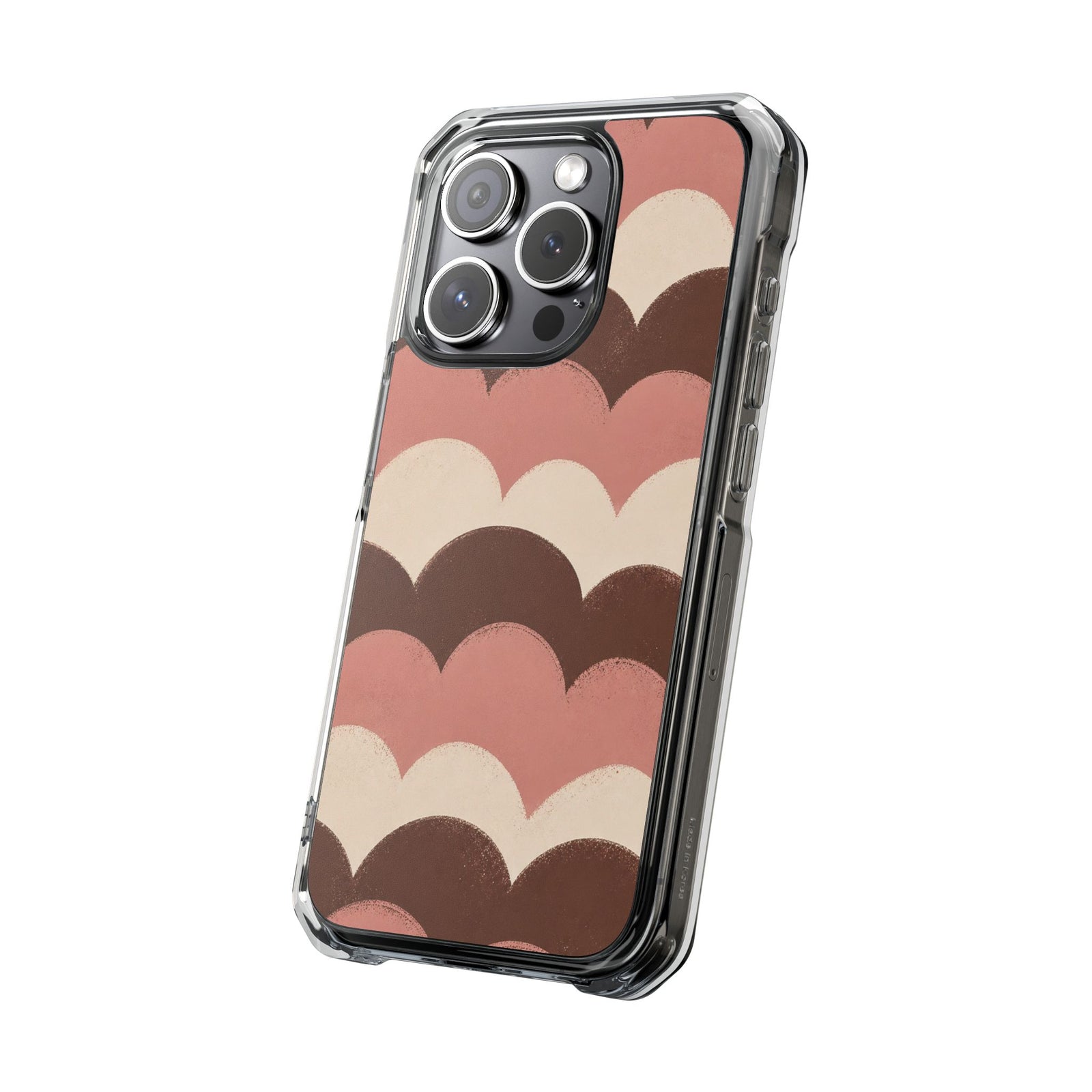 Rose Cocoa | Clear MagSafe Case