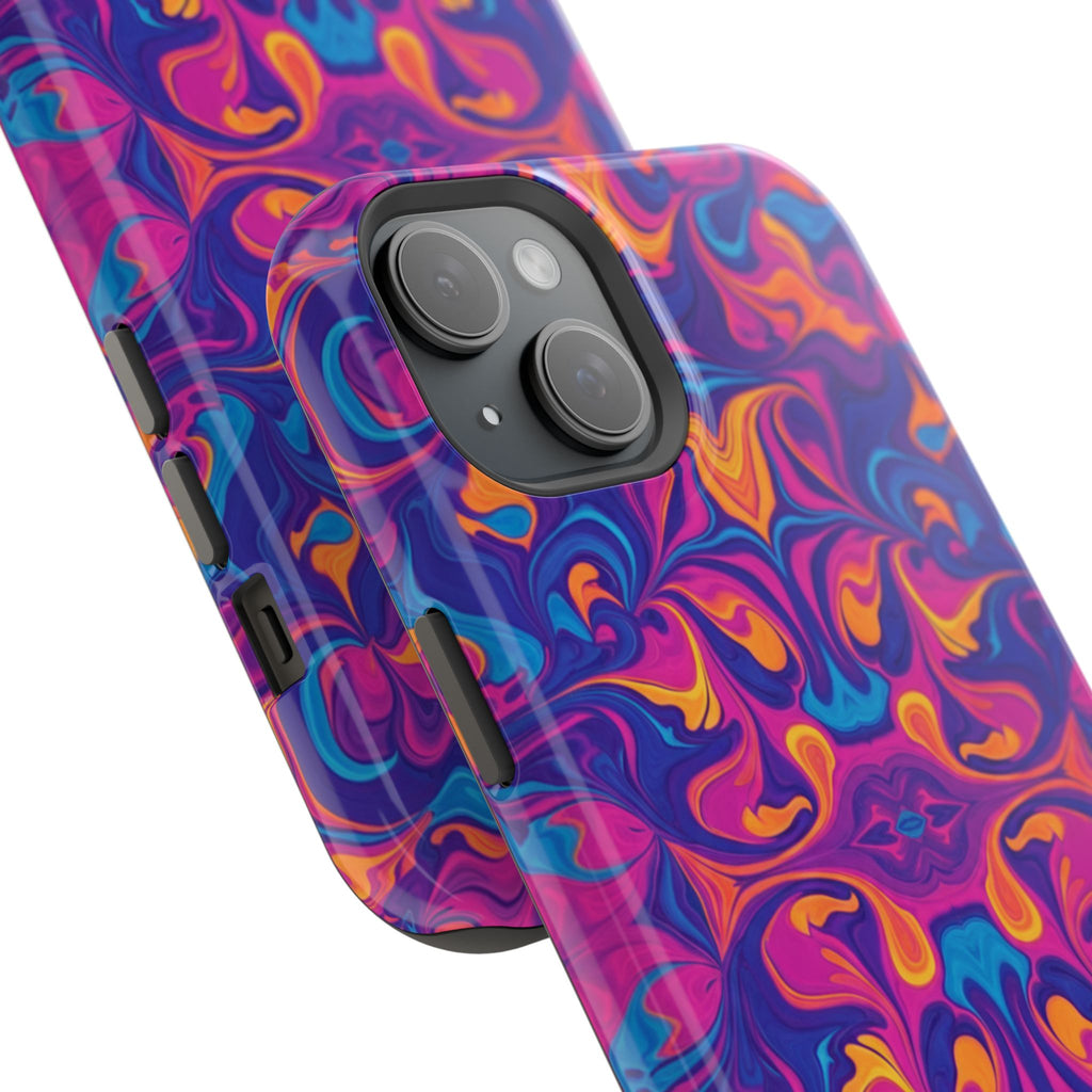 Neon Swirl | Tough MagSafe Case