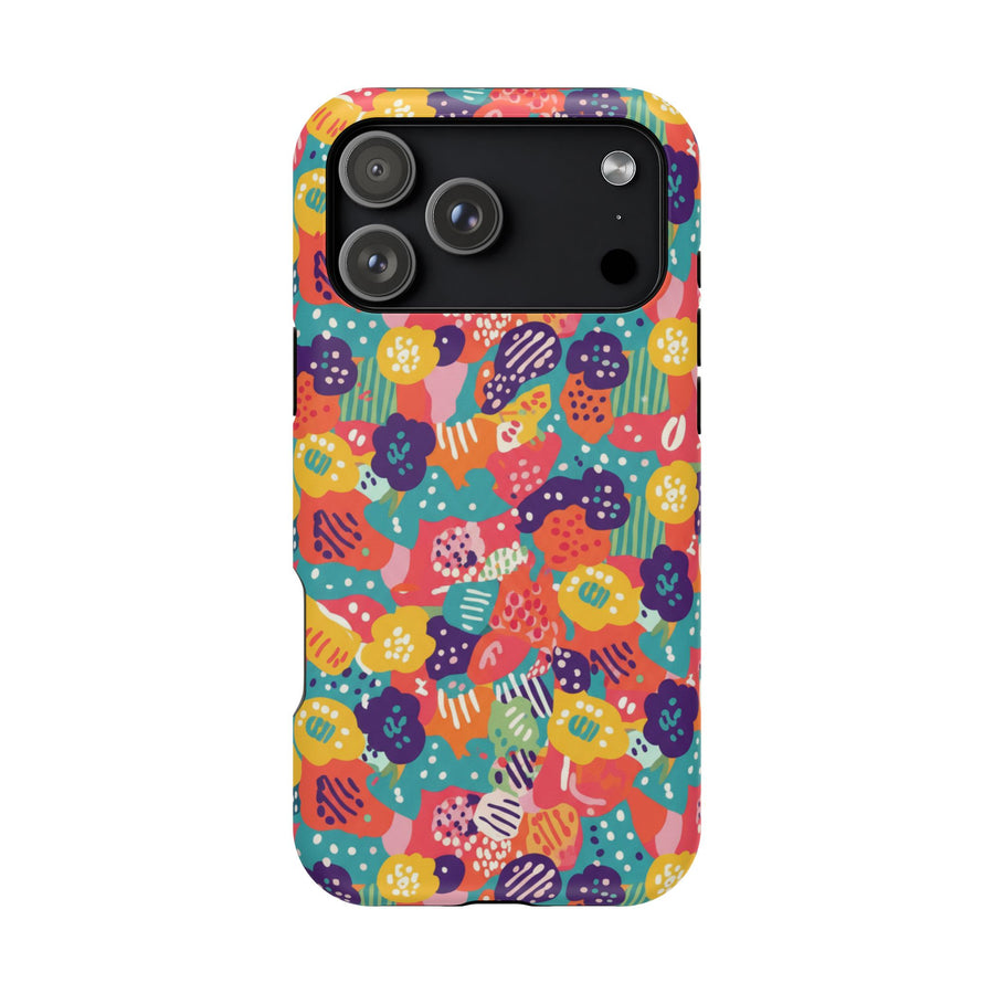 Rainbow Ditsy Floral | Tough MagSafe Case