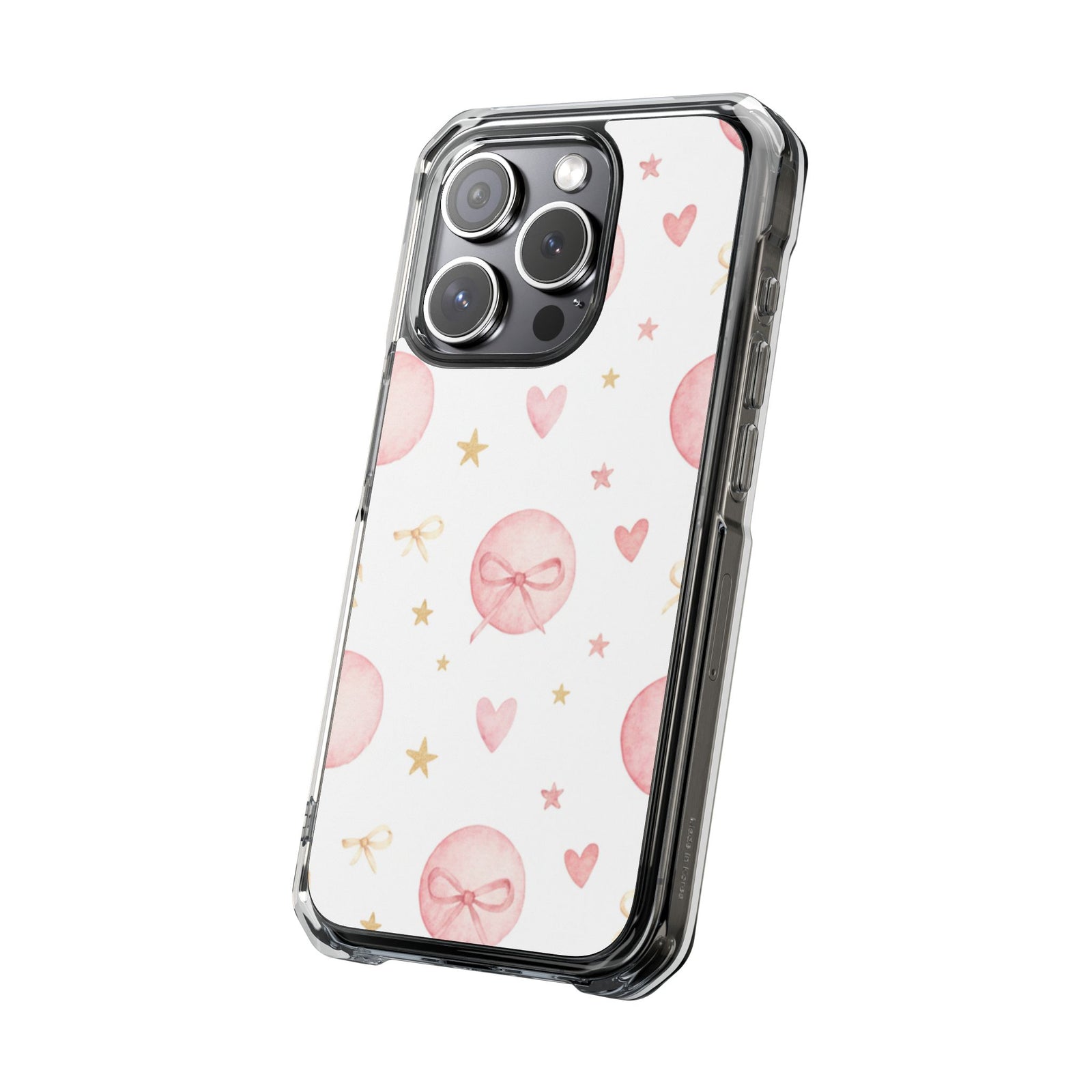 Bow Charm | Clear MagSafe Case