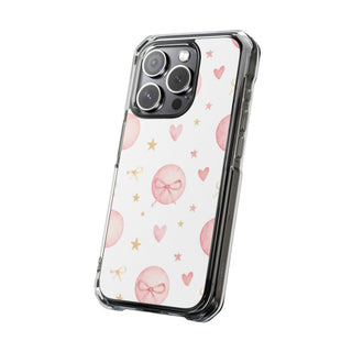 Bow Charm | Clear MagSafe Case