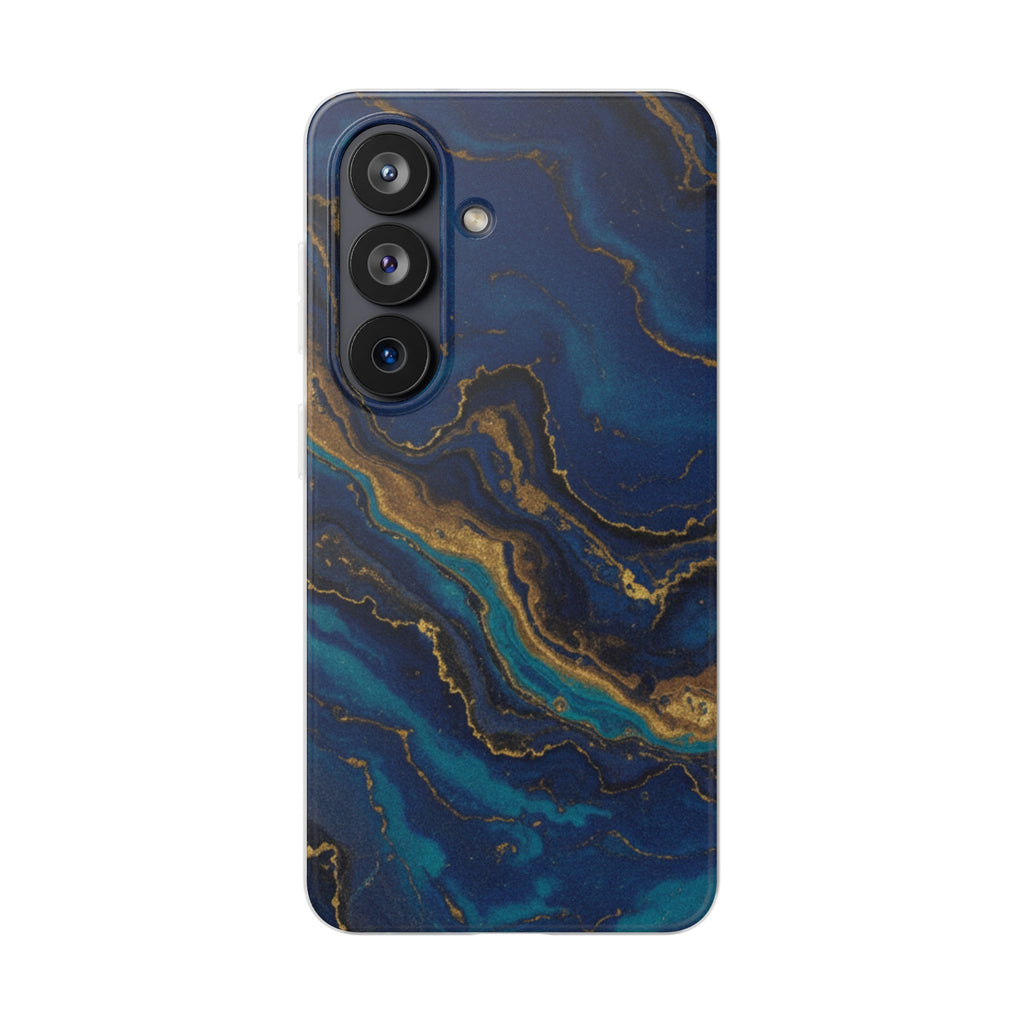 Midnight Marble | Samsung Clear Case