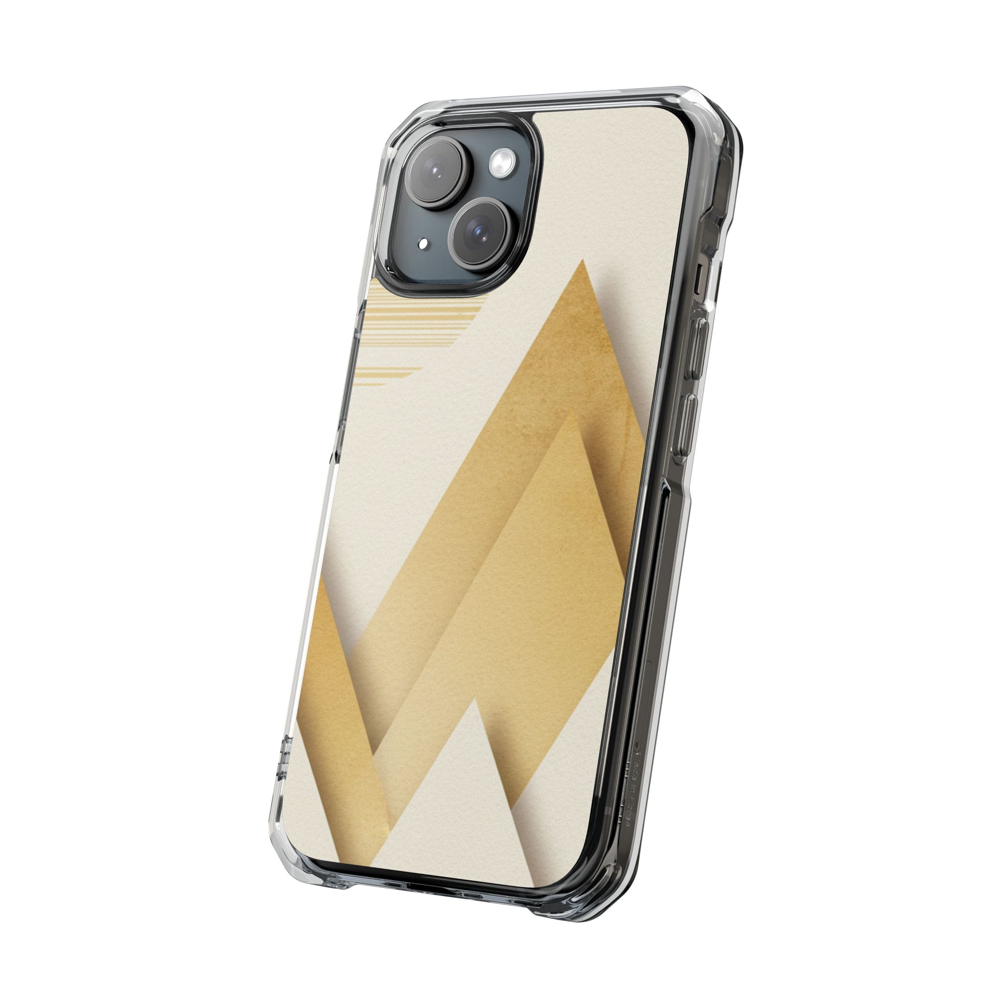 Golden Peaks | Clear MagSafe Case