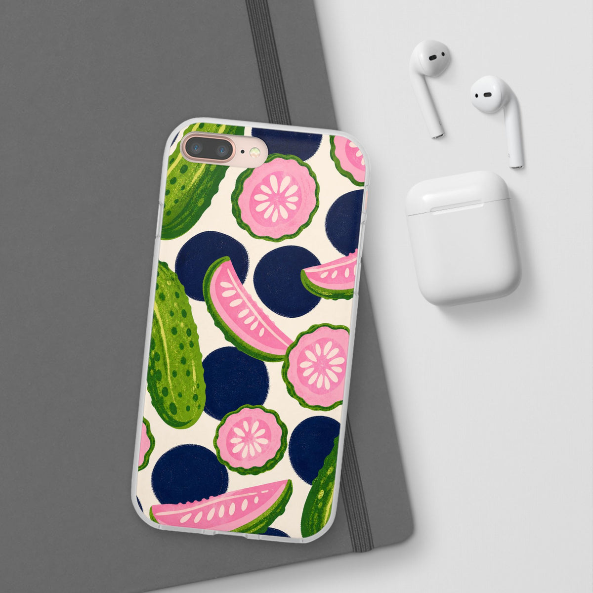 Polka Pickles | Frosted Clear Case — product image 56
