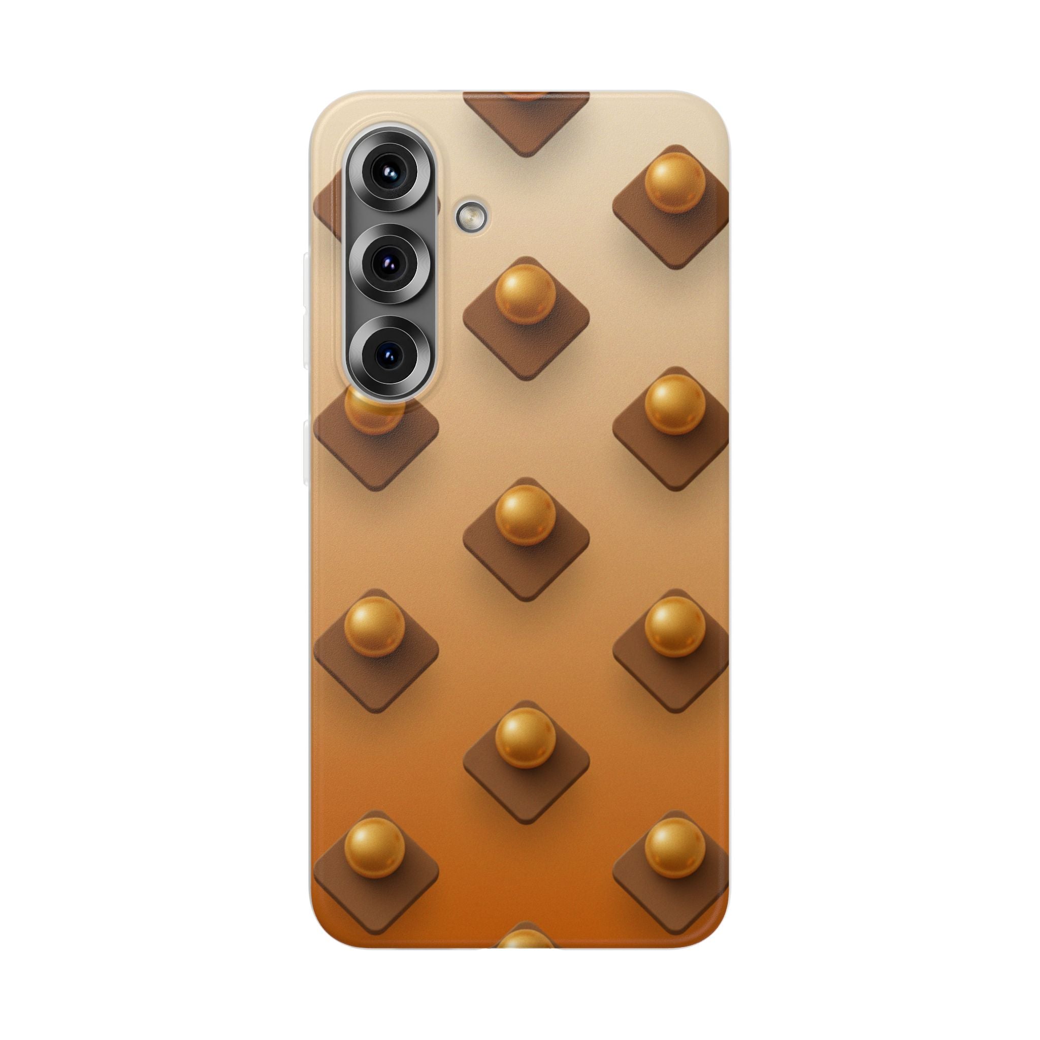 Chic Gold Stud | Galaxy Clear Case