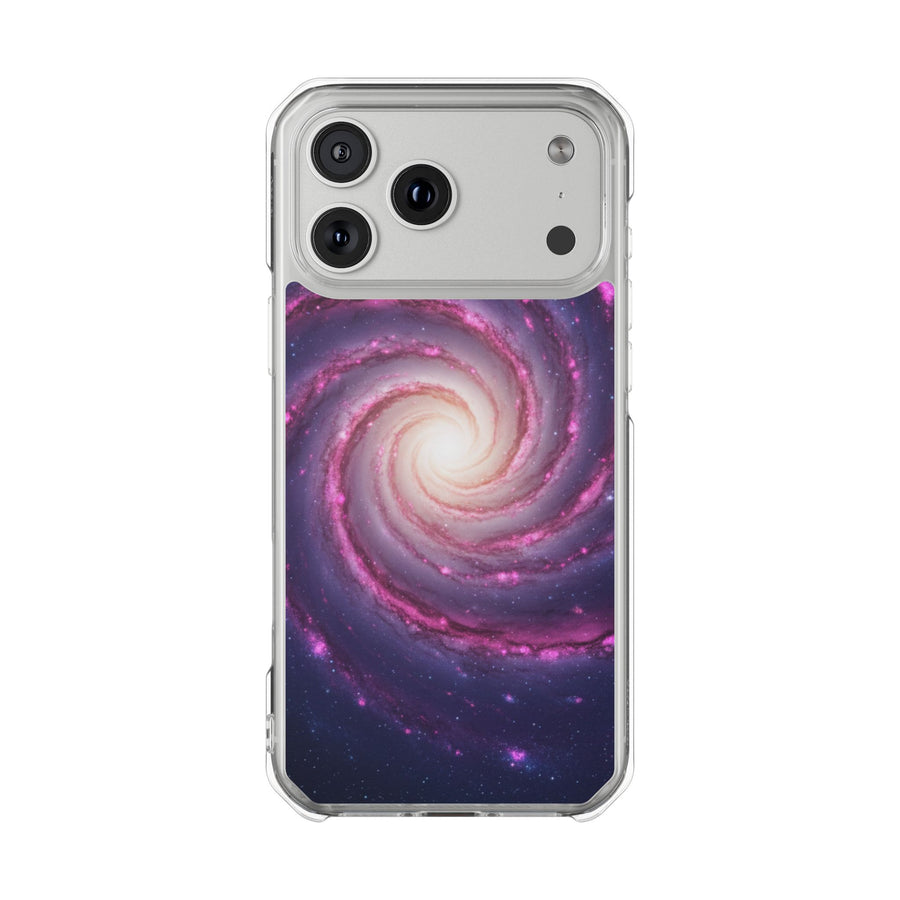 Cosmic Spiral | Clear MagSafe Case