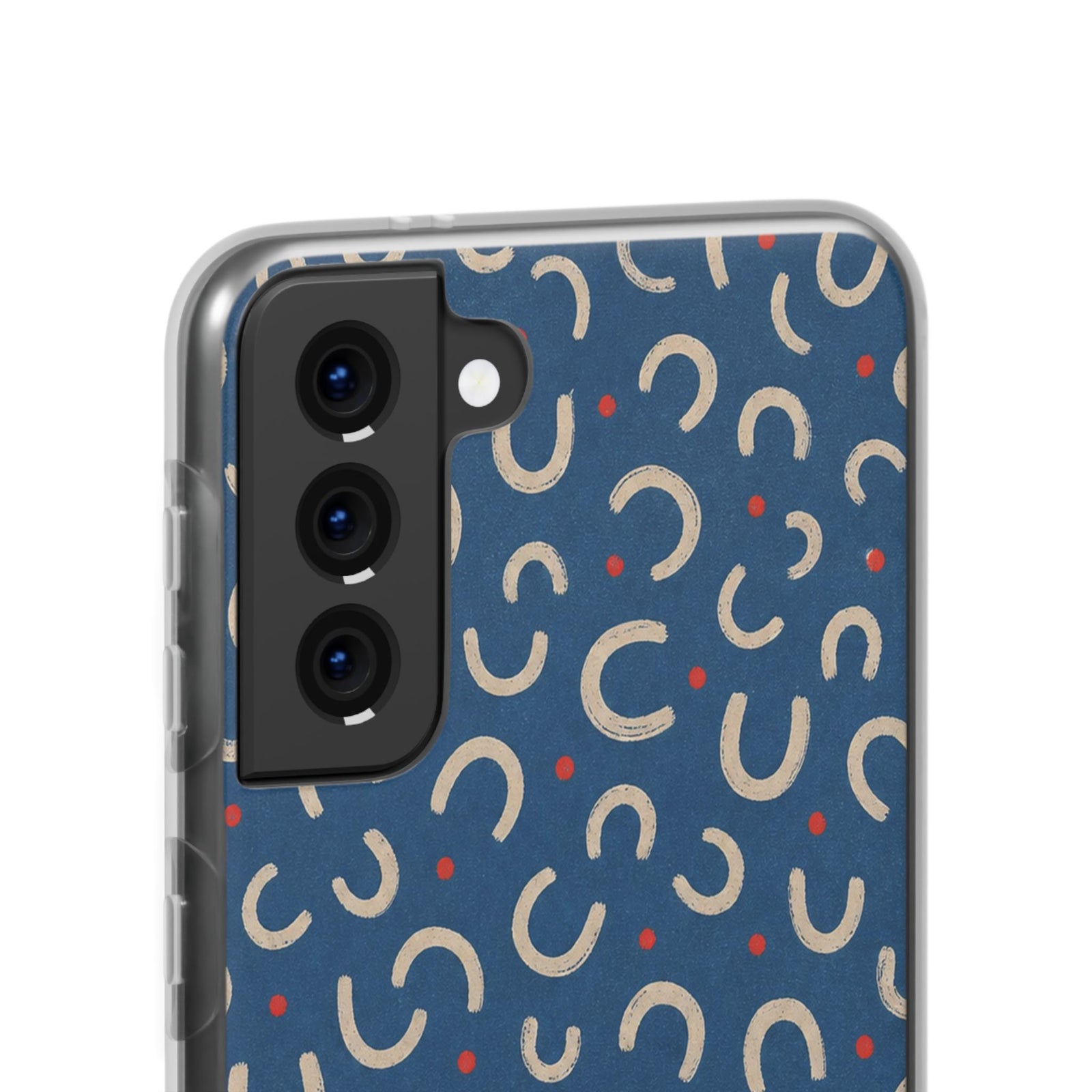 Denim Cream | Clear Case