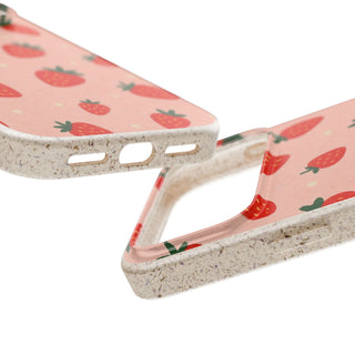 Blush Strawberries | Biodegradable Case