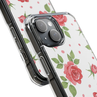 Garden Rose | Clear MagSafe Case