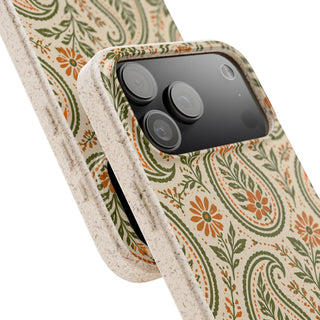 Olive Paisley | Biodegradable Case — product image 28