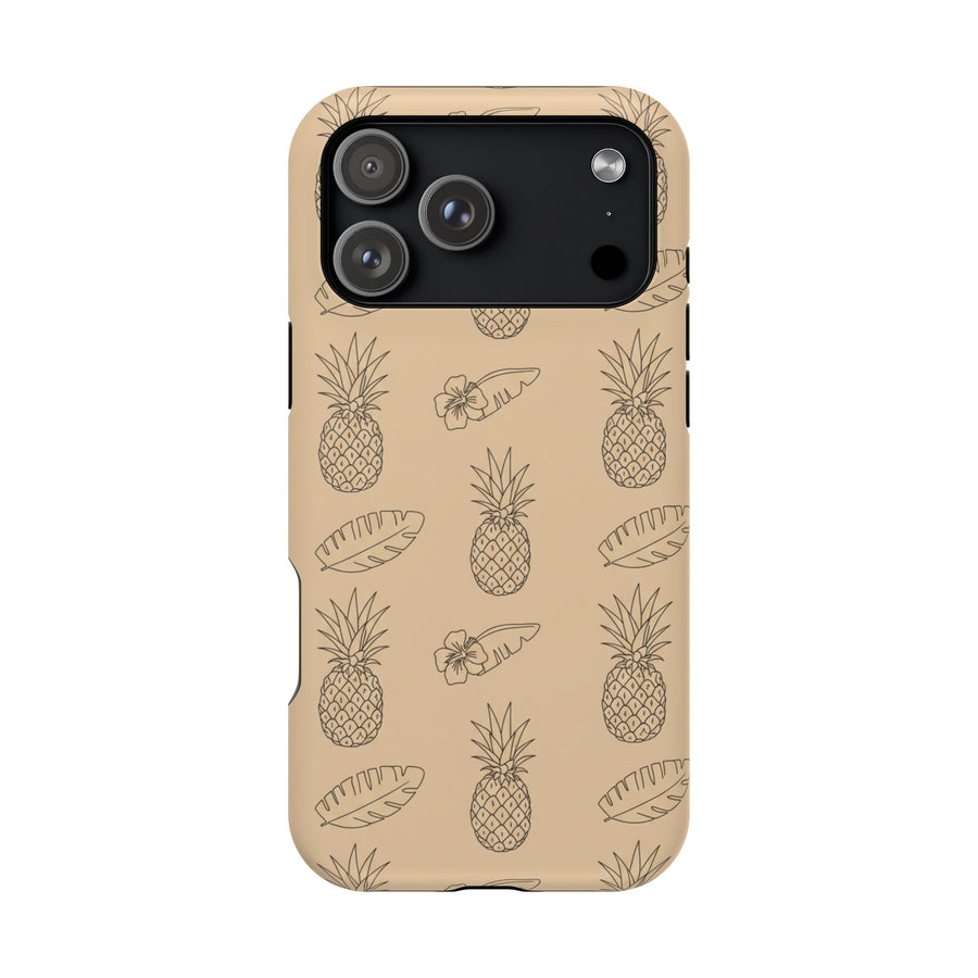 Neutral Pineapple | Tough MagSafe Case