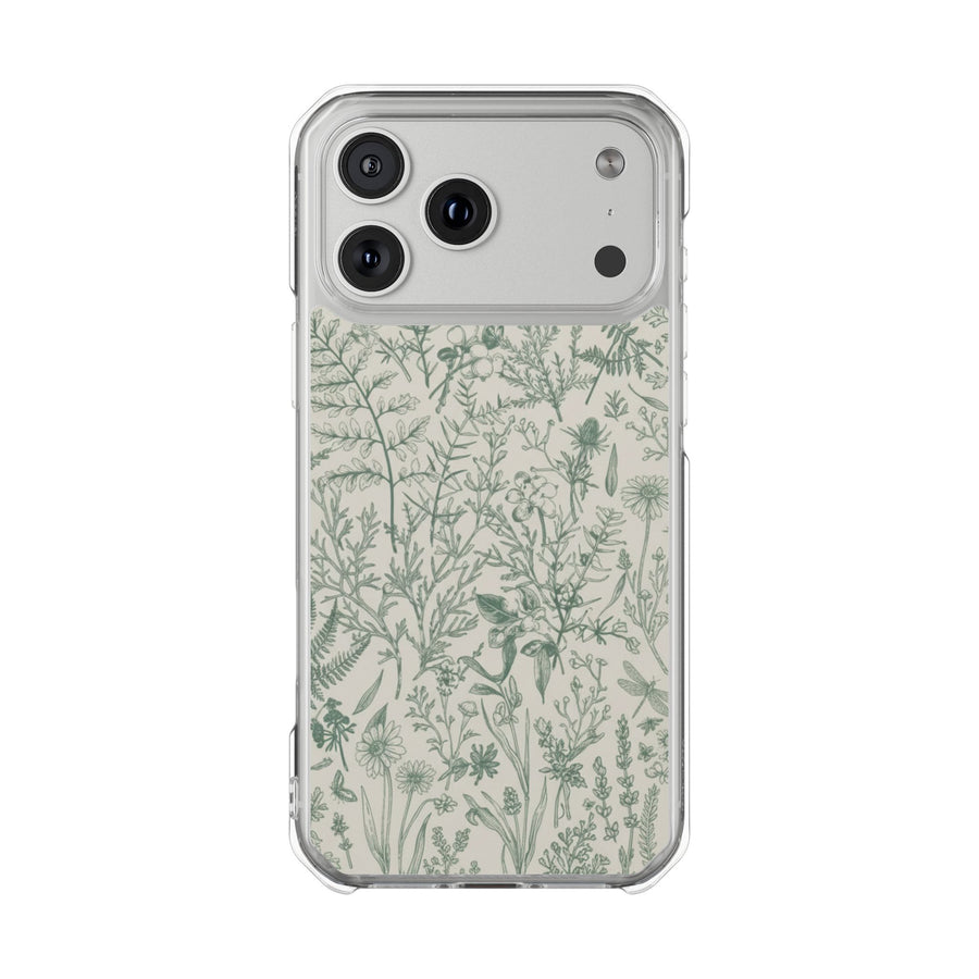 Soft Green | Clear MagSafe Case