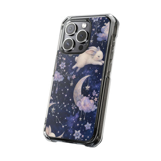 Moonlit Bunny | Clear MagSafe Case