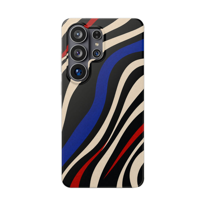 Zebra Rush | Frosted Clear Case