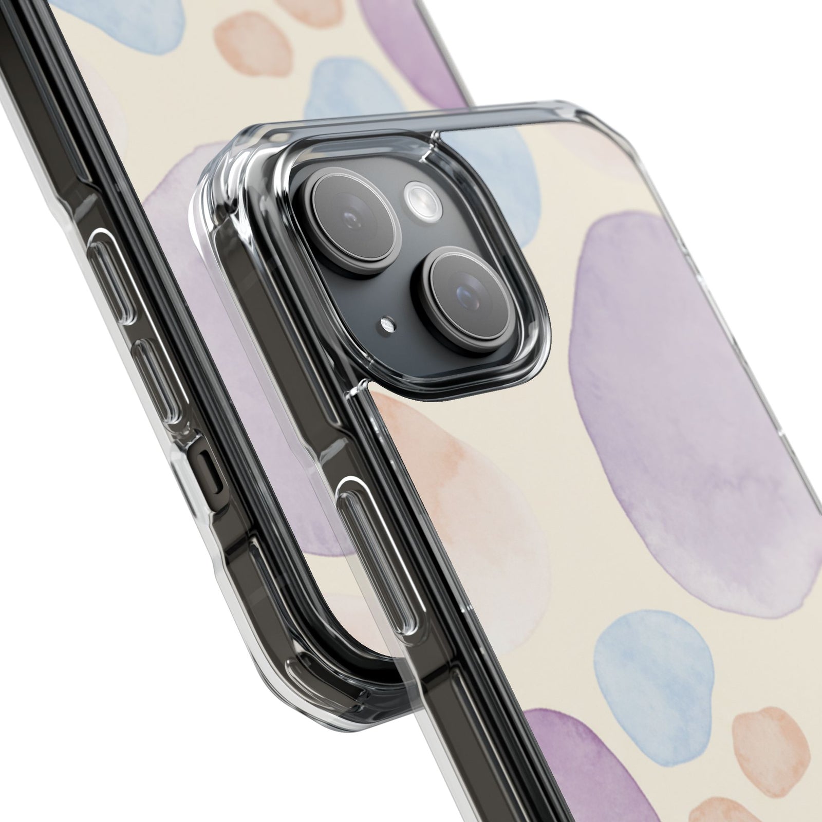 Pastel Pebbles | Clear MagSafe Case