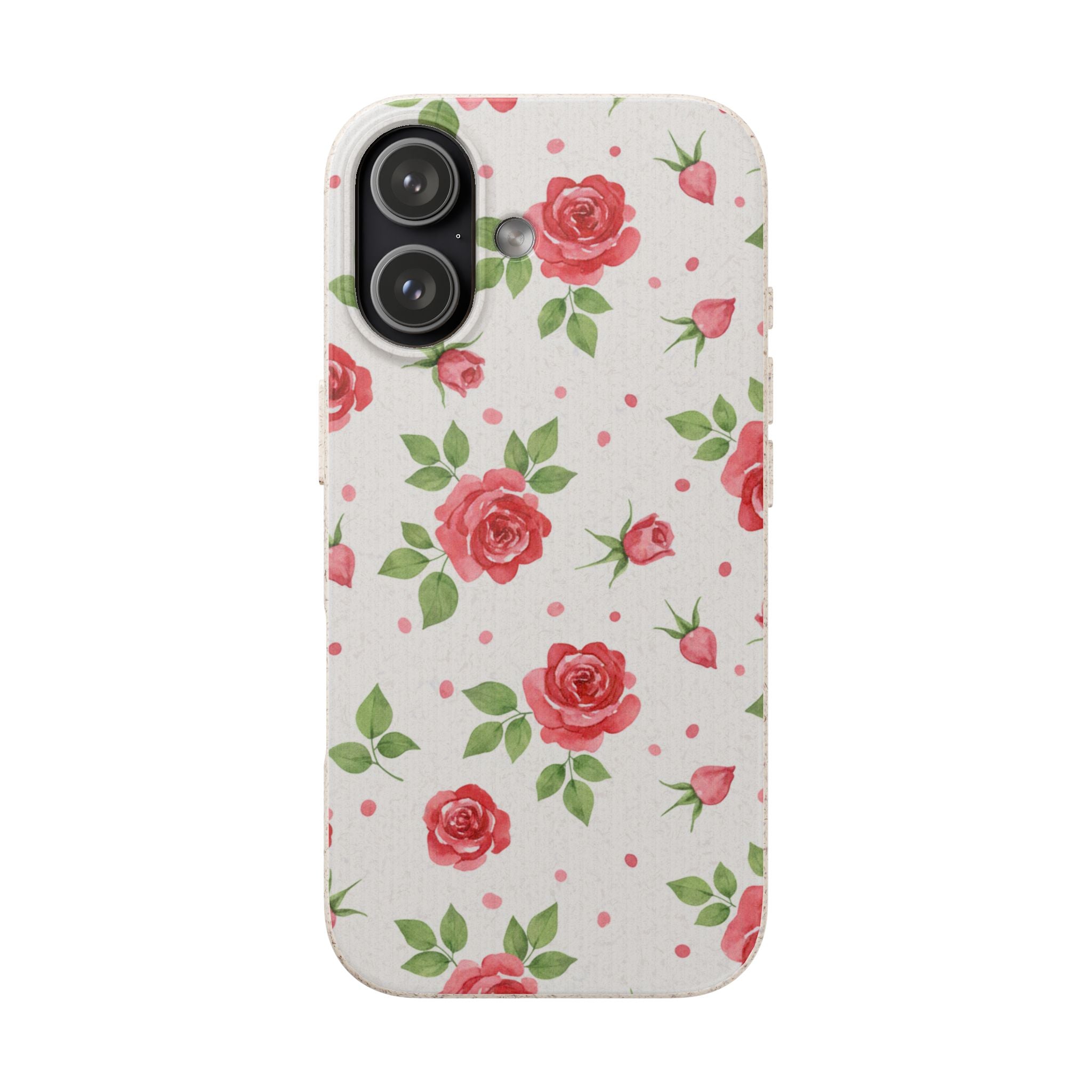 Ditsy Red Rose | Biodegradable Case