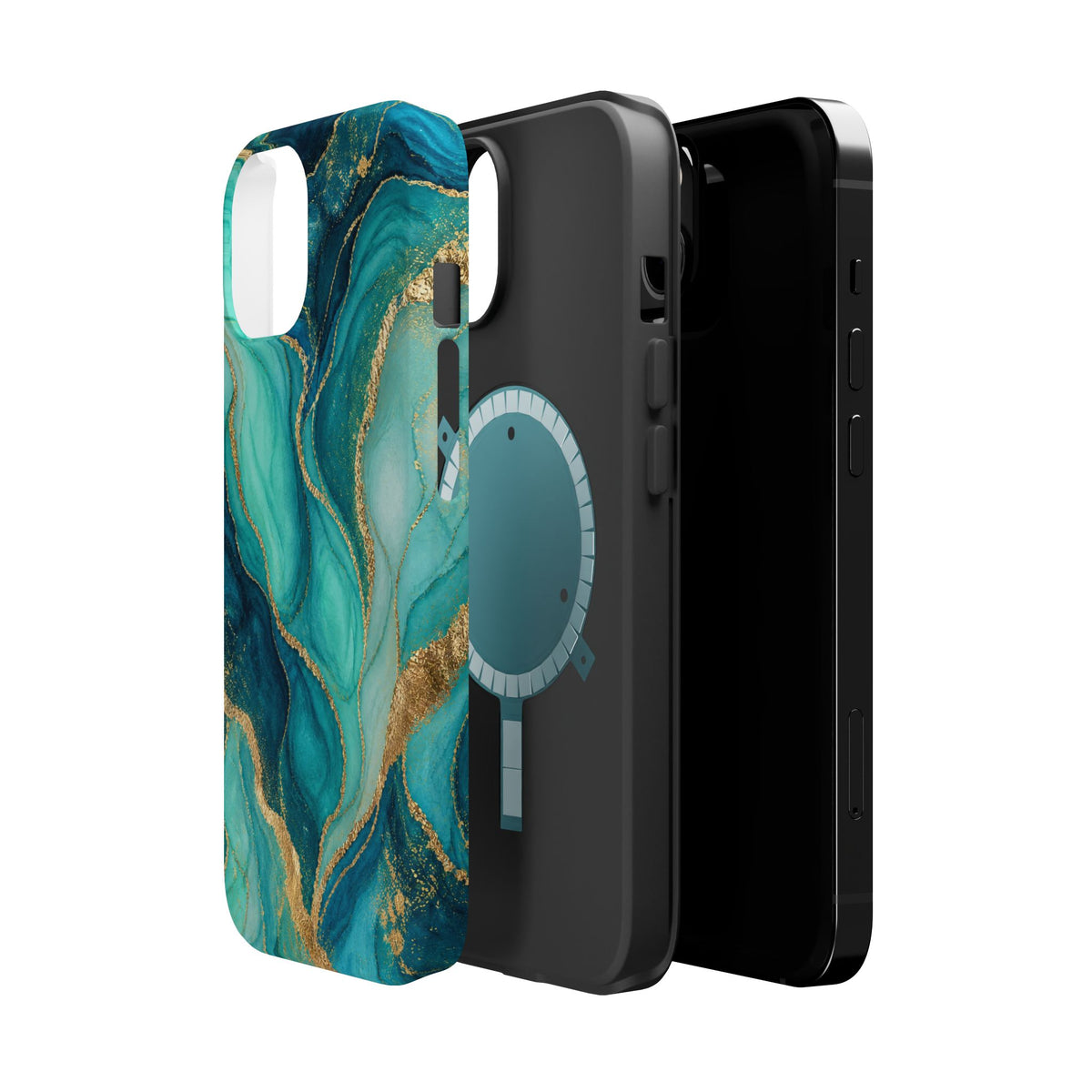 Turquoise Veins | Tough MagSafe Case — product image 47