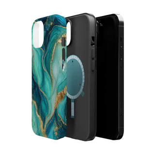 Turquoise Veins | Tough MagSafe Case — product image 47
