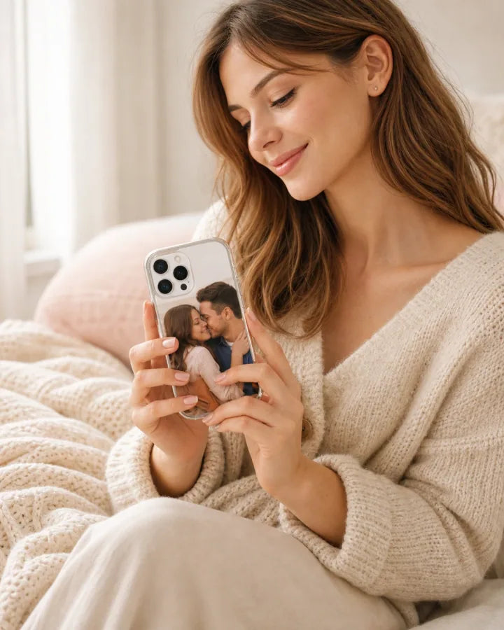 Custom phone case for couple memories